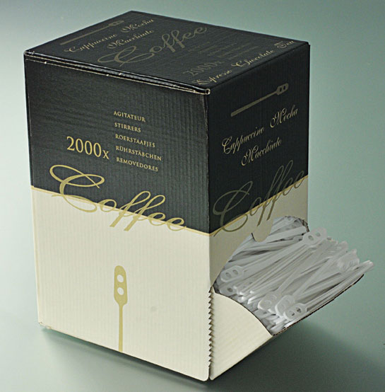 Bo�te distributrice - 2000 agitateurs jetables