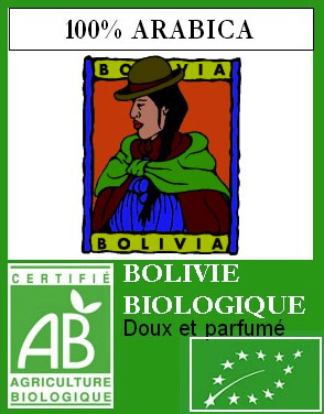 Caf� en grains BOLIVIE BIOLOGIQUE