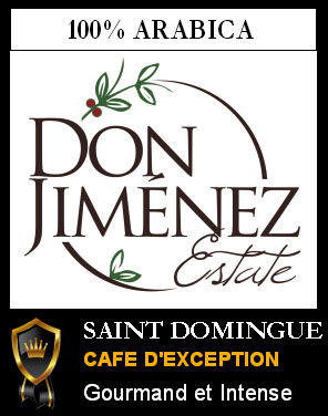 Caf� en Grains SAINT DOMINGUE " Don Jimenez "