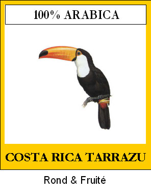 Caf� en Grains COSTA RICA TARRAZU " La Panterra "