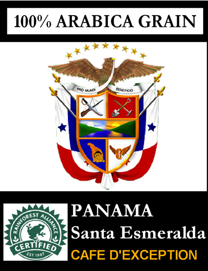 Caf� en grains PANAMA - SHB Palmyra Santa Esmeralda