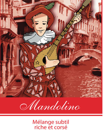 Caf� en Grains M�lange Italien MANDOLINO