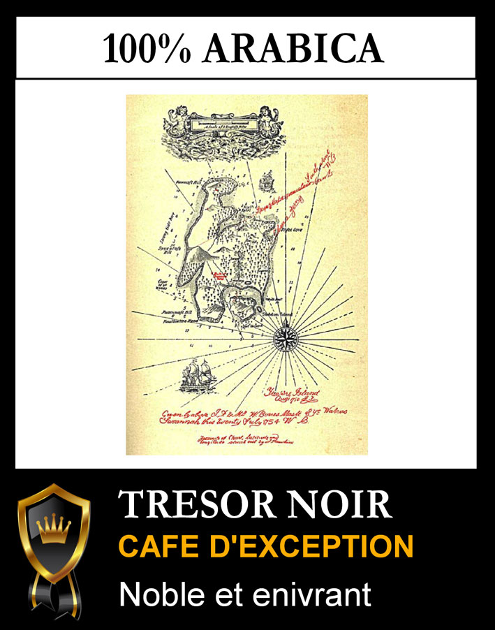 Composition TRESOR NOIR - Caf� moulu