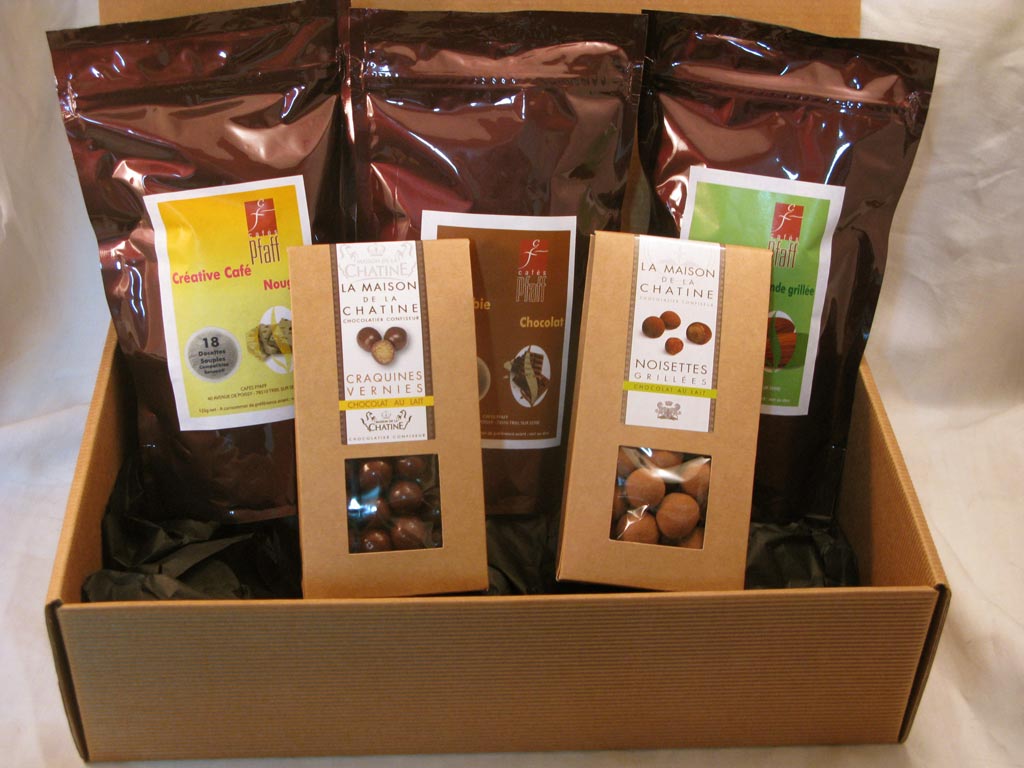 Coffret caf� dosette souple + Chocolat