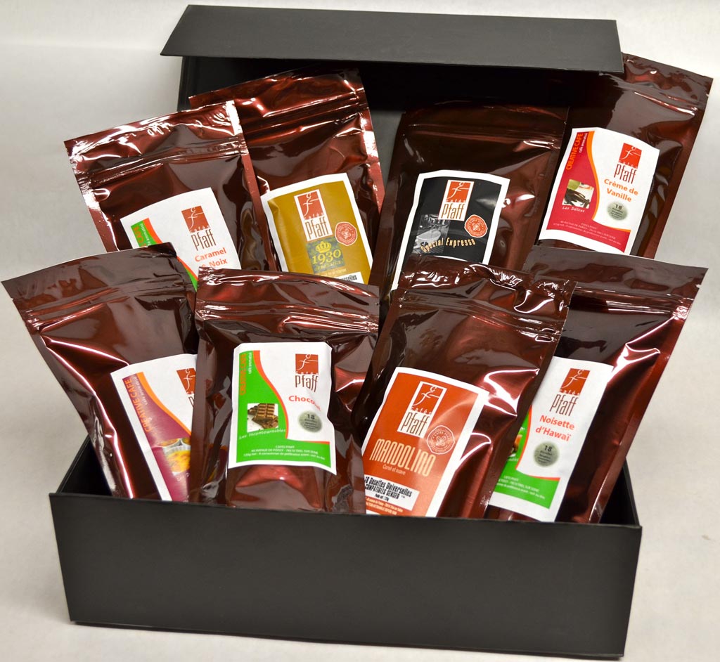 Coffret caf� dosette souple