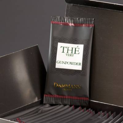 Th� vert Gunpowder Dammann Fr�res - 24 sachets suremball�s