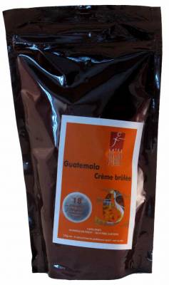 Dosette caf� souple Guatemala/Cr�me Br�l�e