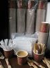 KIT caf� : Gobelet carton+Sucre+Agitateur