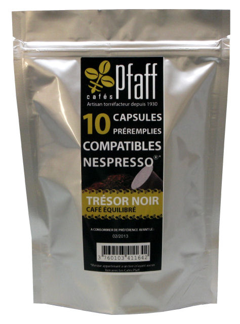 Pack Capsulin CAFE EQUILIBR� 10 capsules compatibles Nespresso*