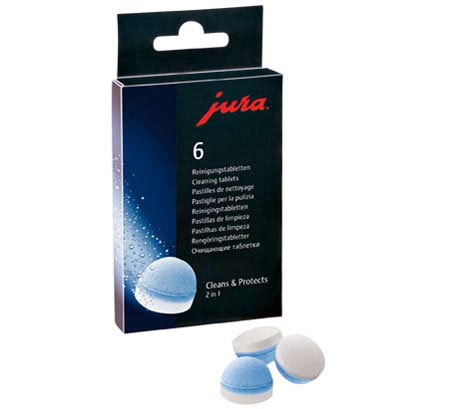 Pastilles de nettoyage par 6 JURA