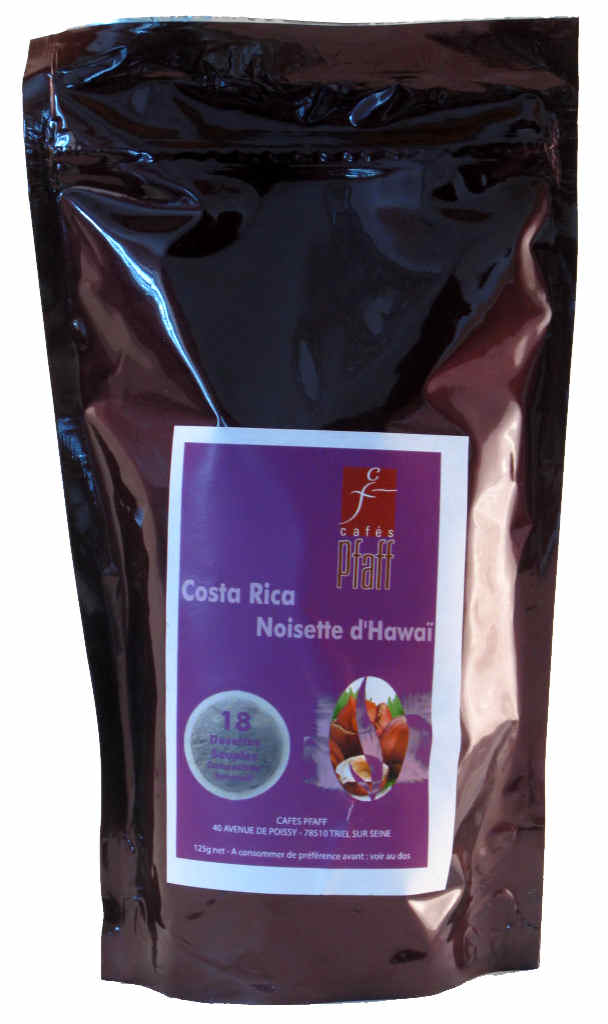 Caf� Dosette souple Costa Rica/ Noisette