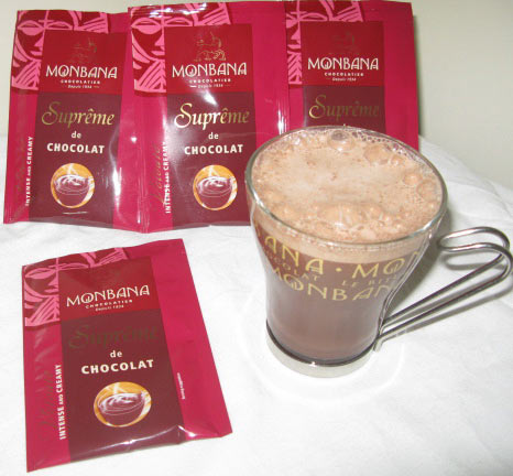 Supr�me de chocolat en dosette - 10 x 25 grs