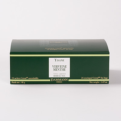 Verveine - menthe, 24 sachets Cristal suremball�s