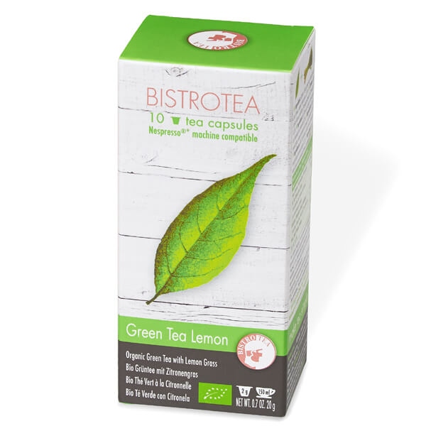 bistrotea capsule green tea lemongrass back