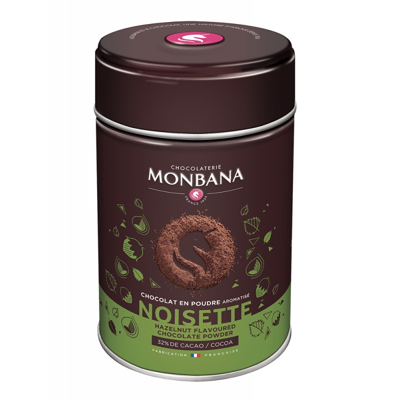 chocolat en poudre aromatise noisette 250gr