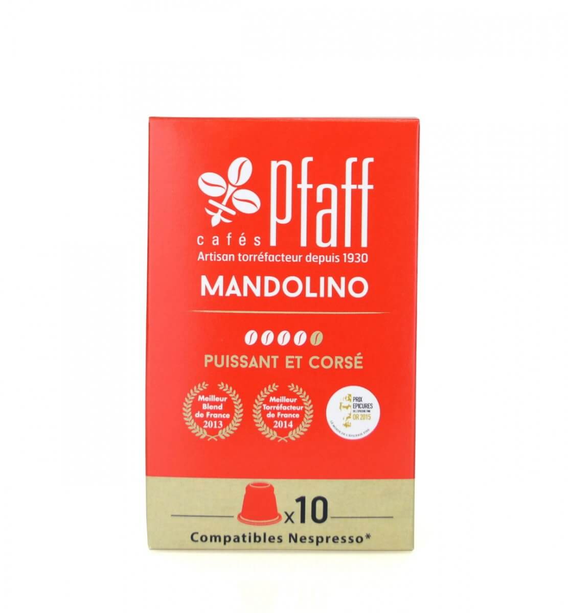 mandolino capsules compatibles nespresso cafes pfaff