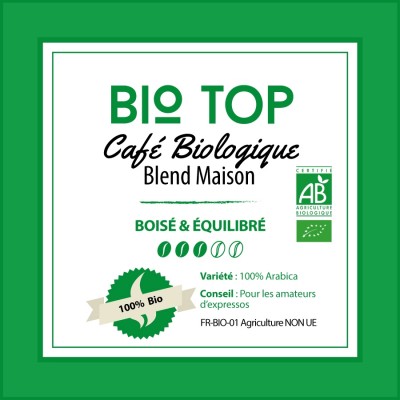 Café en grain BLEND MAISON - Bio Top