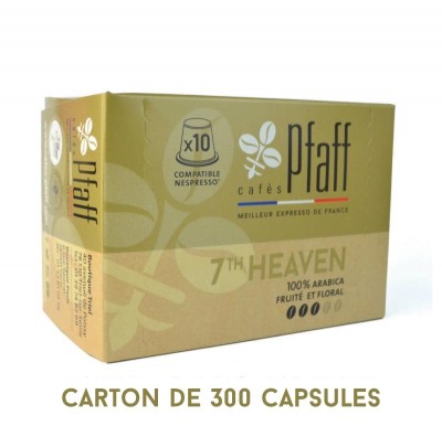 300 capsules 7Th HEAVEN compatibles Nespresso®* - élu meilleur expresso de France