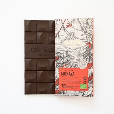 Tablette Mokaya 75% BIO - Chocolatier Cluizel