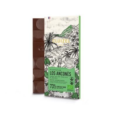Tablette Los Anconès 73% chocolat noir BIO - Chocolatier Cluizel