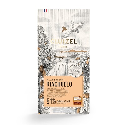 Tablette Riachuelo lait 51% - Chocolatier Cluizel