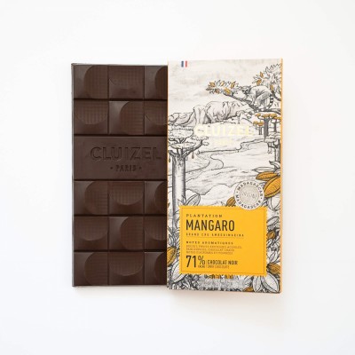 Tablette Mangaro noir 71% - Chocolatier Cluizel